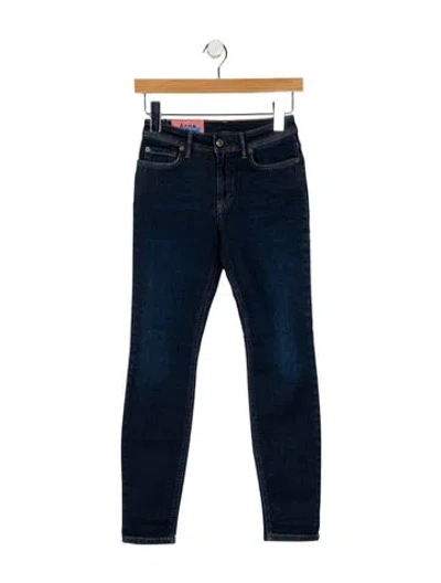 Pre-owned Acne Studios Mid-rise Skinny Leg Jeans W/ Tags In Blue