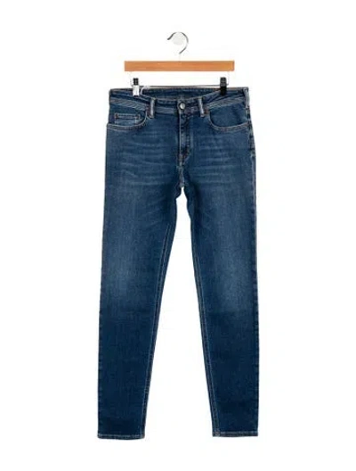 Pre-owned Acne Studios Mid-rise Skinny Leg Jeans W/ Tags In Blue