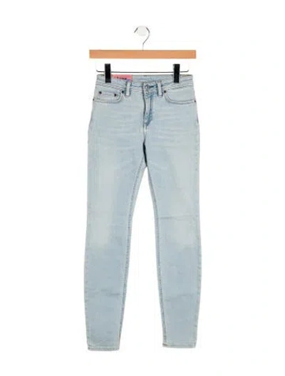 Pre-owned Acne Studios Mid-rise Skinny Leg Jeans W/ Tags In Blue