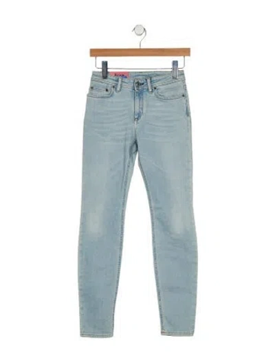 Pre-owned Acne Studios Mid-rise Skinny Leg Jeans W/ Tags In Blue