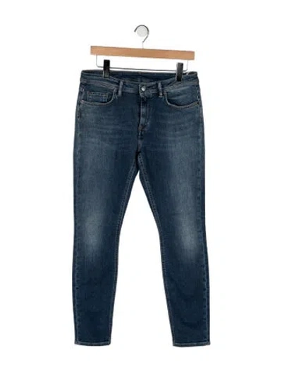 Pre-owned Acne Studios Mid-rise Skinny Leg Jeans W/ Tags In Blue