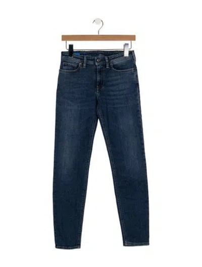 Pre-owned Acne Studios Mid-rise Skinny Leg Jeans W/ Tags In Blue