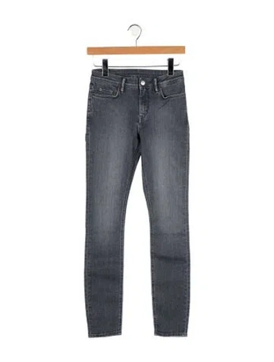 Pre-owned Acne Studios Mid-rise Skinny Leg Jeans W/ Tags In Gray