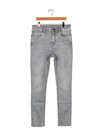 Pre-owned Acne Studios Mid-rise Skinny Leg Jeans W/ Tags In Gray