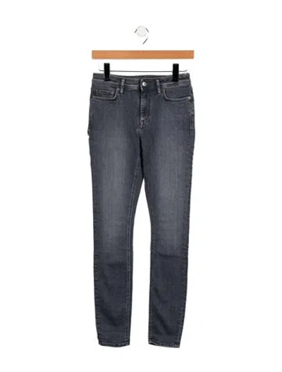 Pre-owned Acne Studios Mid-rise Skinny Leg Jeans W/ Tags In Gray