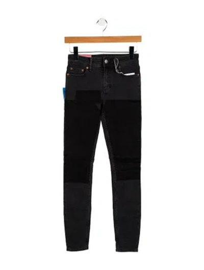 Pre-owned Acne Studios Mid-rise Skinny Leg Jeans W/ Tags In Gray