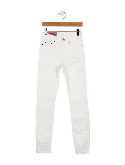 Pre-owned Acne Studios Mid-rise Skinny Leg Jeans W/ Tags In White