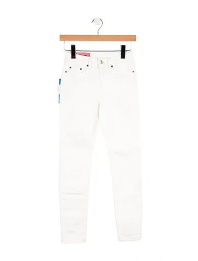 Pre-owned Acne Studios Mid-rise Skinny Leg Jeans W/ Tags In White