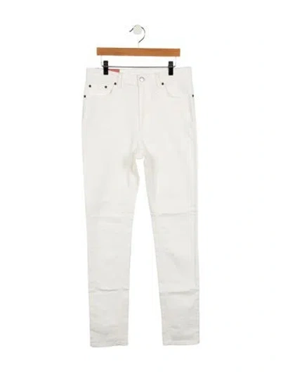 Pre-owned Acne Studios Mid-rise Skinny Leg Jeans W/ Tags In White