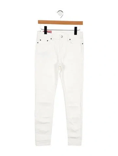 Pre-owned Acne Studios Mid-rise Skinny Leg Jeans In White