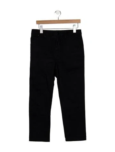 Pre-owned Acne Studios Mid-rise Straight Leg Jeans In Black