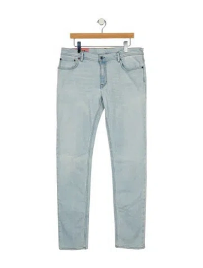 Pre-owned Acne Studios Mid-rise Straight Leg Jeans In Blue