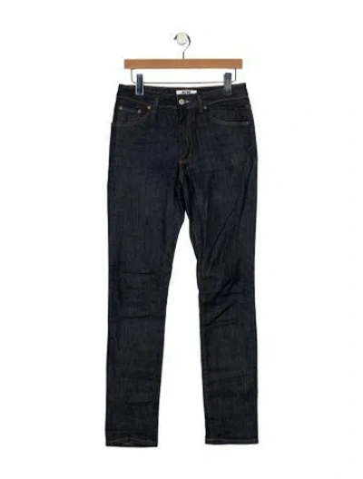 Pre-owned Acne Studios Mid-rise Straight Leg Jeans In Blue