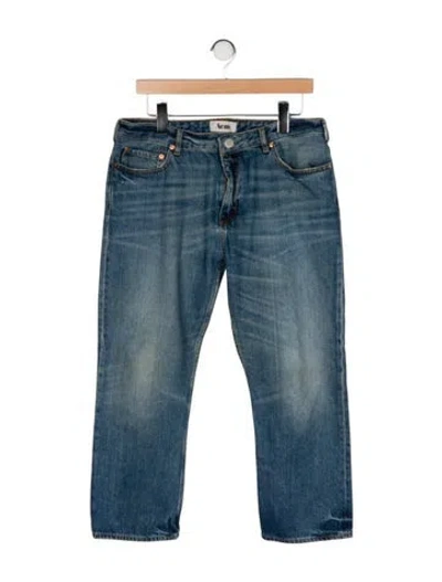 Pre-owned Acne Studios Mid-rise Straight Leg Jeans In Blue