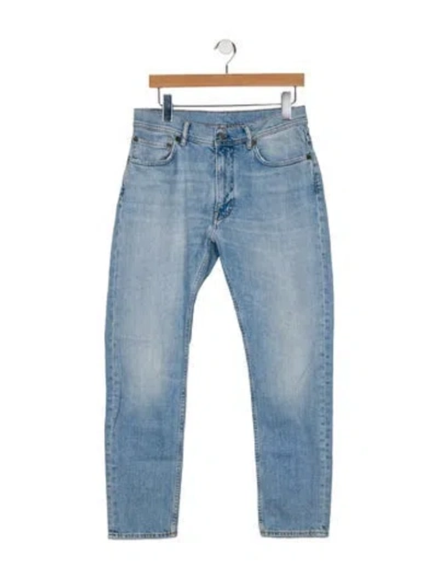 Pre-owned Acne Studios Mid-rise Straight Leg Jeans In Blue