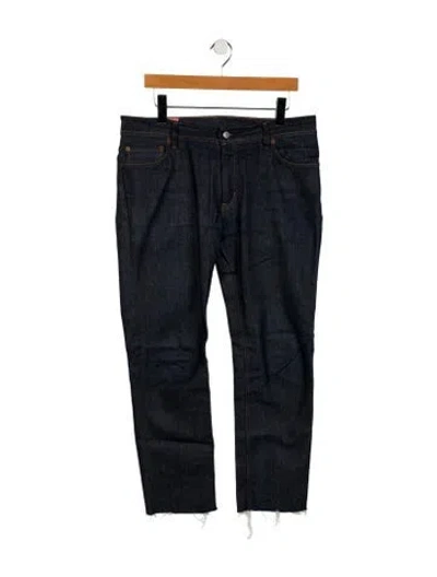 Pre-owned Acne Studios Mid-rise Straight Leg Jeans In Blue