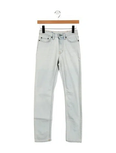 Pre-owned Acne Studios Mid-rise Straight Leg Jeans In Blue