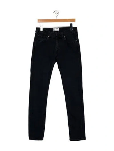 Pre-owned Acne Studios Mid-rise Straight Leg Jeans In Blue