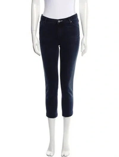 Pre-owned Acne Studios Mid-rise Straight Leg Jeans In Blue