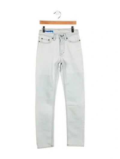 Pre-owned Acne Studios Mid-rise Straight Leg Jeans In Blue