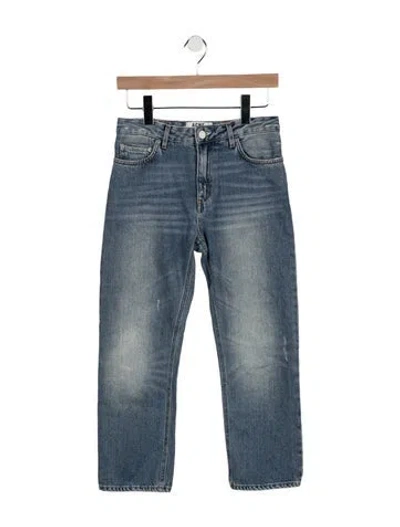 Pre-owned Acne Studios Mid-rise Straight Leg Jeans In Blue