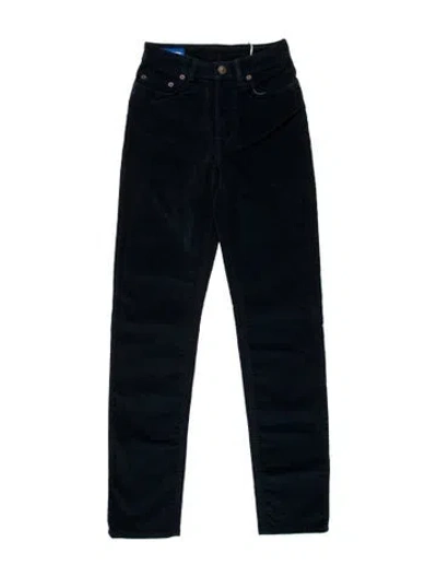 Pre-owned Acne Studios Mid-rise Straight Leg Jeans In Blue