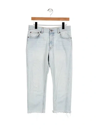 Pre-owned Acne Studios Mid-rise Straight Leg Jeans In Blue