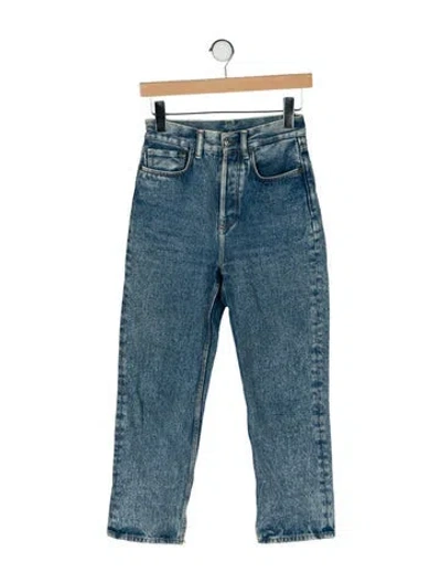 Pre-owned Acne Studios Mid-rise Straight Leg Jeans In Blue