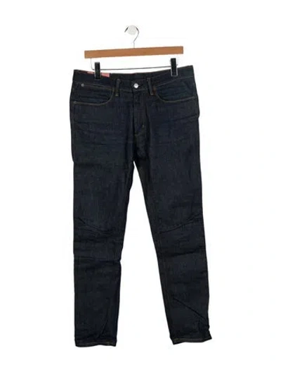 Pre-owned Acne Studios Mid-rise Straight Leg Jeans In Blue
