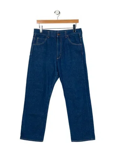 Pre-owned Acne Studios Mid-rise Straight Leg Jeans In Blue