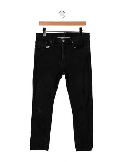Pre-owned Acne Studios Mid-rise Straight Leg Jeans In Blue