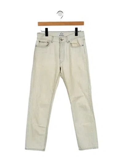 Pre-owned Acne Studios Mid-rise Straight Leg Jeans In Blue