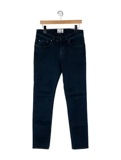 Pre-owned Acne Studios Mid-rise Straight Leg Jeans In Blue