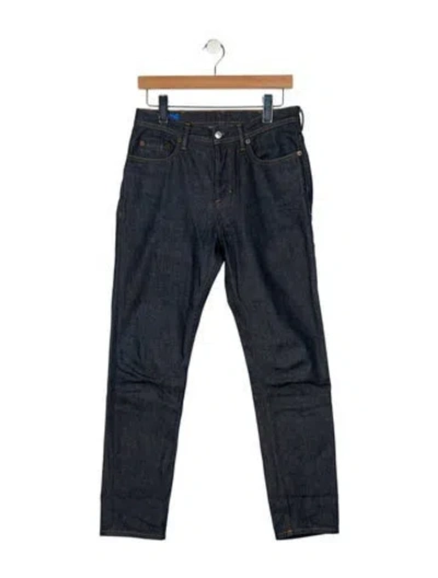 Pre-owned Acne Studios Mid-rise Straight Leg Jeans In Blue