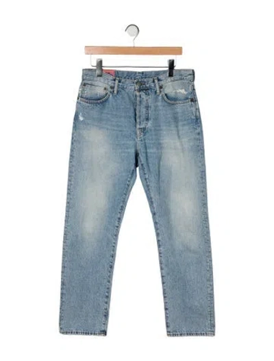 Pre-owned Acne Studios Mid-rise Straight Leg Jeans In Blue