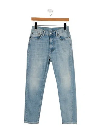Pre-owned Acne Studios Mid-rise Straight Leg Jeans In Blue