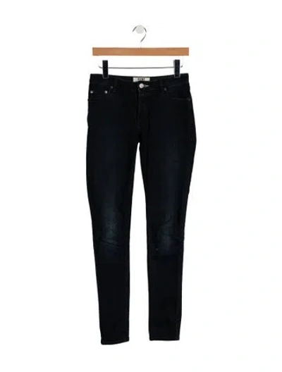 Pre-owned Acne Studios Mid-rise Straight Leg Jeans In Blue