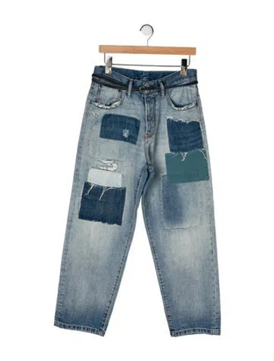 Pre-owned Acne Studios Mid-rise Straight Leg Jeans In Blue