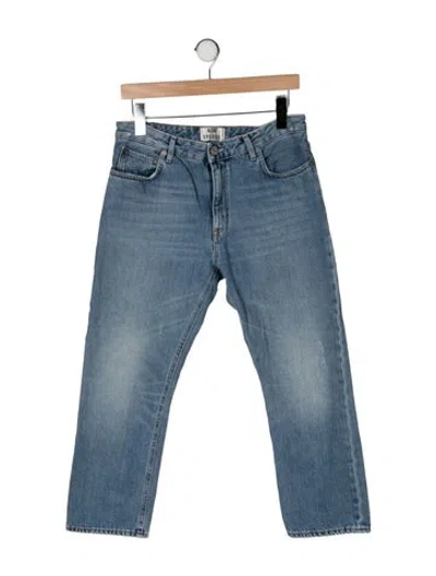 Pre-owned Acne Studios Mid-rise Straight Leg Jeans In Blue