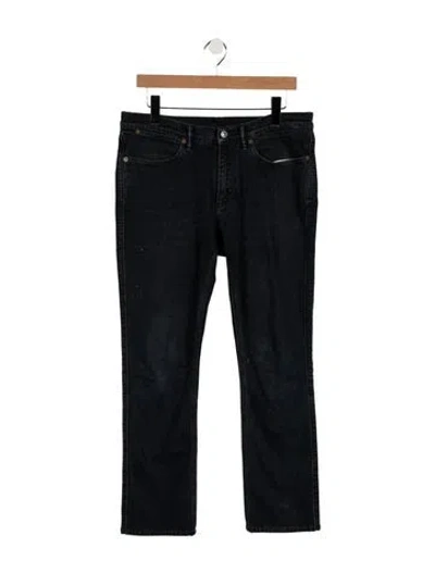 Pre-owned Acne Studios Mid-rise Straight Leg Jeans In Blue