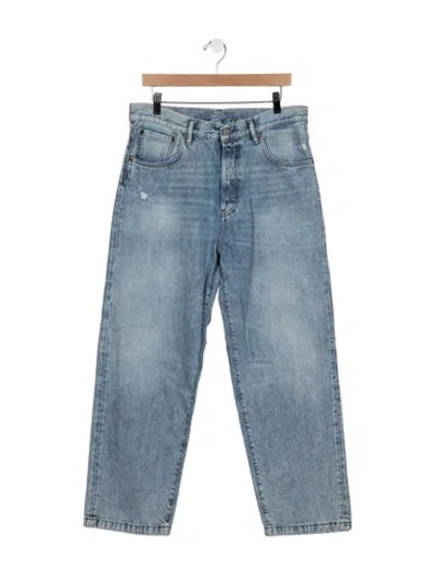 Pre-owned Acne Studios Mid-rise Straight Leg Jeans In Blue