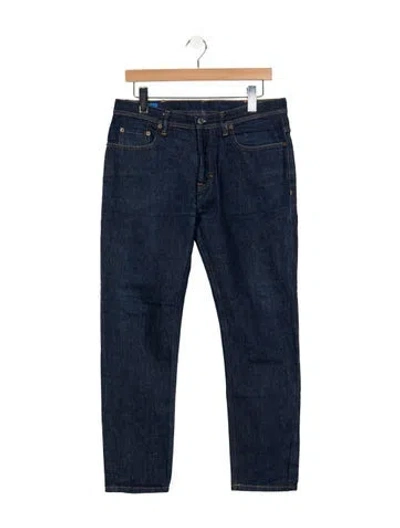 Pre-owned Acne Studios Mid-rise Straight Leg Jeans In Blue