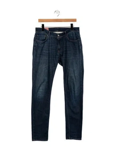 Pre-owned Acne Studios Mid-rise Straight Leg Jeans In Blue