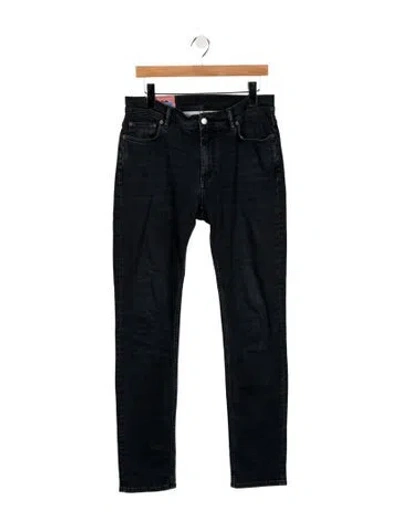 Pre-owned Acne Studios Mid-rise Straight Leg Jeans In Blue
