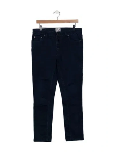 Pre-owned Acne Studios Mid-rise Straight Leg Jeans In Blue