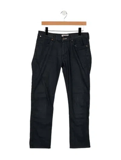 Pre-owned Acne Studios Mid-rise Straight Leg Jeans In Blue