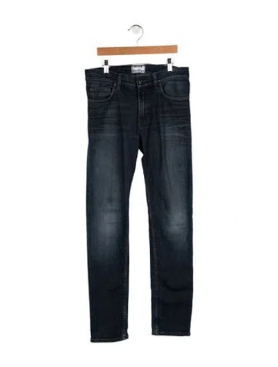 Pre-owned Acne Studios Mid-rise Straight Leg Jeans In Blue