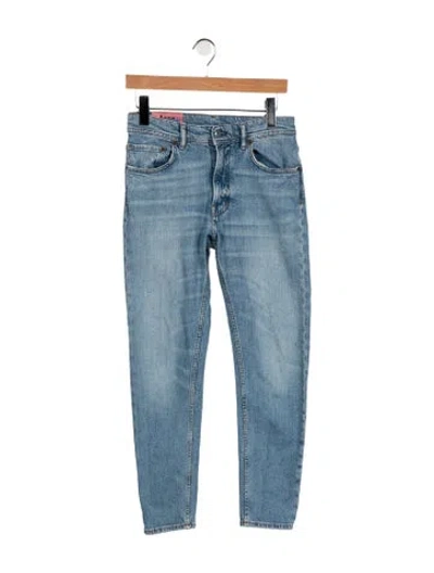 Pre-owned Acne Studios Mid-rise Straight Leg Jeans In Blue