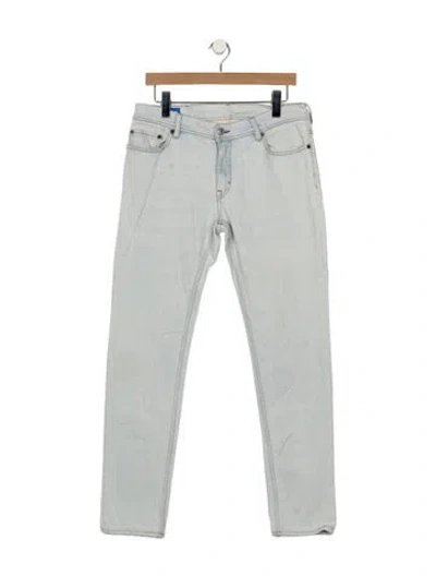 Pre-owned Acne Studios Mid-rise Straight Leg Jeans In Blue