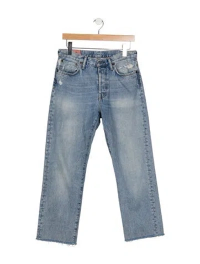 Pre-owned Acne Studios Mid-rise Straight Leg Jeans In Blue